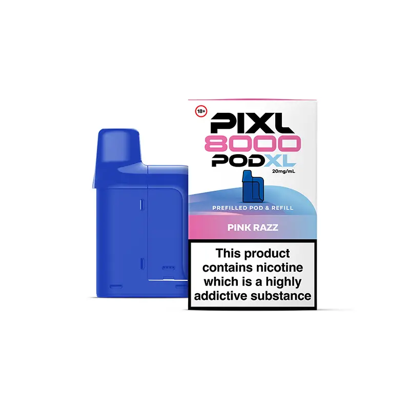 Pink Razz PIXL 8000 Prefilled Pods